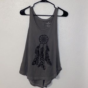 Dark gray American Eagle tank top